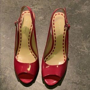 Pink wedges (seen on gossip girl)